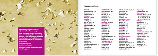 Evangelische Landeskirche in Württemberg – Veranstaltungen in Württemberg zum Jubiläumsjahr 500 Jahre Reformation, Layout Gesamtprogramm