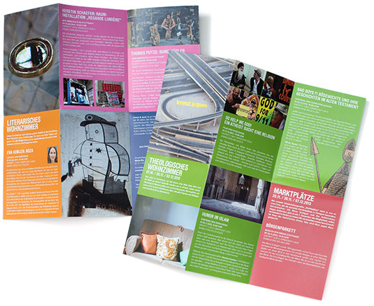 Katholisches Bildungswerk Stuttgart, kreuz & quer, Programm für junge Erwachsene, Programmflyer