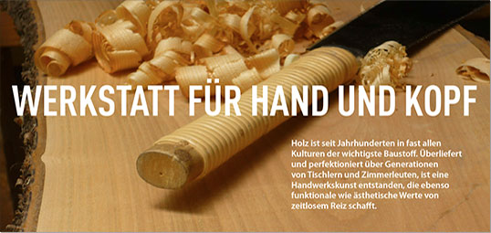 Klosterhof Brunshausen, Bad Gandersheim, Flyer »Werkstatt für Hand und Kopf«